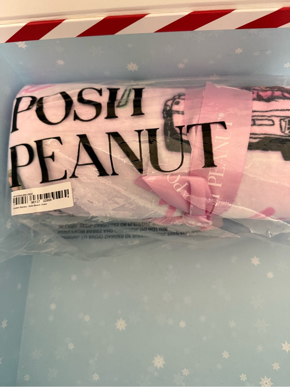 Posh Peanut crusin barbie towel